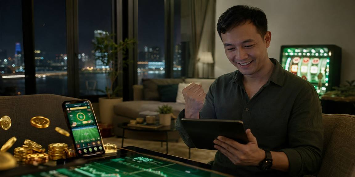 Không gian giải trí cá cược với ánh sáng neon tại Việt Nam